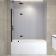 thumbnail image 2 of A&E Bath and Shower ZAVANA-BLK Bath Screen, 2 of 5