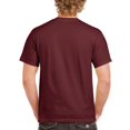 thumbnail image 2 of Gildan Men's Ultra Cotton Tee, Maroon, X-Large, 2 of 3