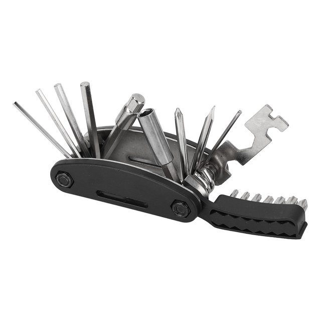 Multioutil de Vélo, 20 en 1 Multioutil de Vélo Professionnel Portable Design Intégré Outil de Réparation de Vélo pour Entretien d'Urgence Camping Voyage