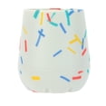 thumbnail image 1 of Nuby Silicone Confetti/Sprinkles First Open Training Cup for Baby: 2oz, 1 of 5