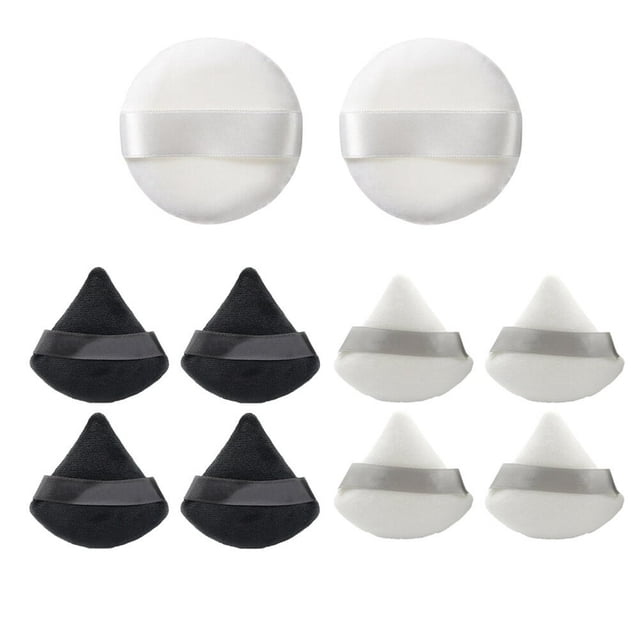 MesaSe 10pcs Loose Power Puffs Cosmetic Powder Puffs Women Makeup Applicators