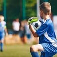 thumbnail image 3 of Gants de Gardien de Soccer pour Jeunes avec Protection des Doigts et Double Protection du Poignet, 3 of 5