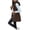 #0148-Brown, variant on Pounoo Long Puffer Vest Women Winter Warm Long Quilted Sleeveless Jackets with Pockets Fall Fashion Zip Up Puffy Coat Outerw ear