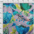 thumbnail image 2 of oneOone Cotton Poplin Dusty Violet Fabric Florals Sewing Craft Projects Fabric Prints By Yard 56 Inch Wide-IXE, 2 of 4