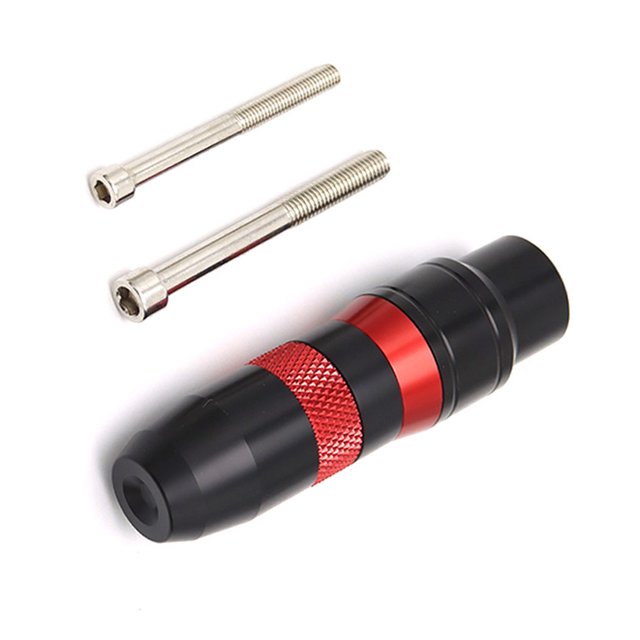 Baohd Motorbikes Anti-Fall Protector Small Anti Crash Caps Wide Application Useful Stainless Steel Shatter-Resistant Motorcycle Red