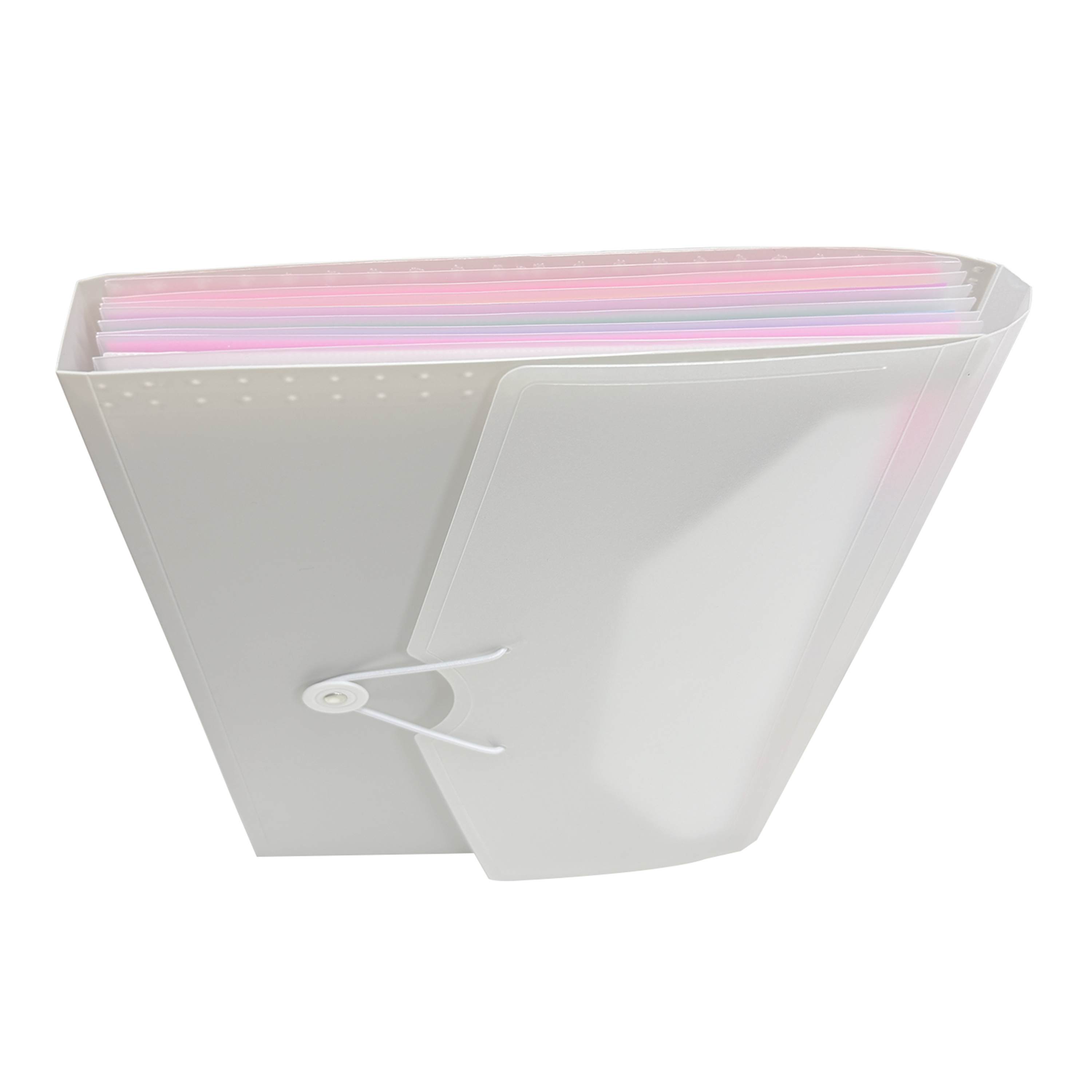 Pen+Gear 7-Pocket Poly organisateur de fichiers en expansion, gris, nouveau autoportant