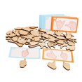 thumbnail image 4 of HILABEE Educational Matching Game Funny Learning Toy for Travel Preschool Boys Girls, 4 of 9