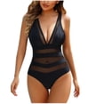 thumbnail image 2 of FcBaudy Womens Swimsuits One Piece Swimsuit Women Plus Size Swimsuit for Women Tankini Swimsuits for Women Women Solid Color Backless Strap Bikini Swimsuit Women polyester Swimsuit, 2 of 7