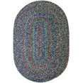 thumbnail image 1 of Rhody Rug SO95R024X048 Sophia 2 x 4 ft. Multicolor Indoor-Outdoor Oval Braided Rug, Denim Blue, 1 of 4