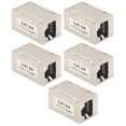 thumbnail image 1 of Lot de 5 Adaptateur Ethernet Cat6 A Patch de Couplage Câble Adaptateur RJ45 Connecteur LAN Cat6 Extension Câble LAN Couplage RJ45, 1 of 9