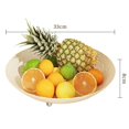 thumbnail image 1 of Fruit Bowl Fruit Plate Multipurpose Stable Salad Plates Fruit Holder for Veggies, 1 of 6