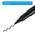 thumbnail image 4 of Unique Bargains Mini Permanent Markers Dry Erase Pen with Keychain Clip, Black Ink  4 Pack, 4 of 5