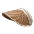 thumbnail image 1 of Empty Top Hat Breathable Indeformable Straw Reinforced Quick Drying Visor Hat Outdoor Supplies, 1 of 10