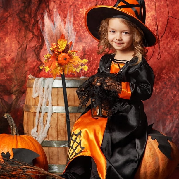 Cape Citrouille Halloween Enfant – Déguisement Sans Manches, En Polyester Doux, Tailles 18 Mois à 6 Ans, Parfait Pour Fête Ou Spectacle