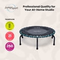 thumbnail image 2 of JumpSport 250 Workout Rebounder for Adults, 39" Mini Fitness Trampoline, 2 of 6
