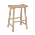 thumbnail image 1 of International Concepts 24-Inch Saddle Seat Stool, Unfinished, 1 of 3