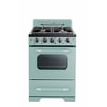 thumbnail image 1 of Classic Retro 24" Freestanding Gas Range with Convection Oven in Ocean Mist Turquoise, 1 of 12