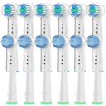 thumbnail image 1 of Replacement Toothbrush Heads for Oral b Non-iO Toothbrush, Professional Brush Heads Refill Compatible with Oral b Pro 9000/8000/ ... /500,/300/... Genius and Smart, 2Type,12Pack, 1 of 3