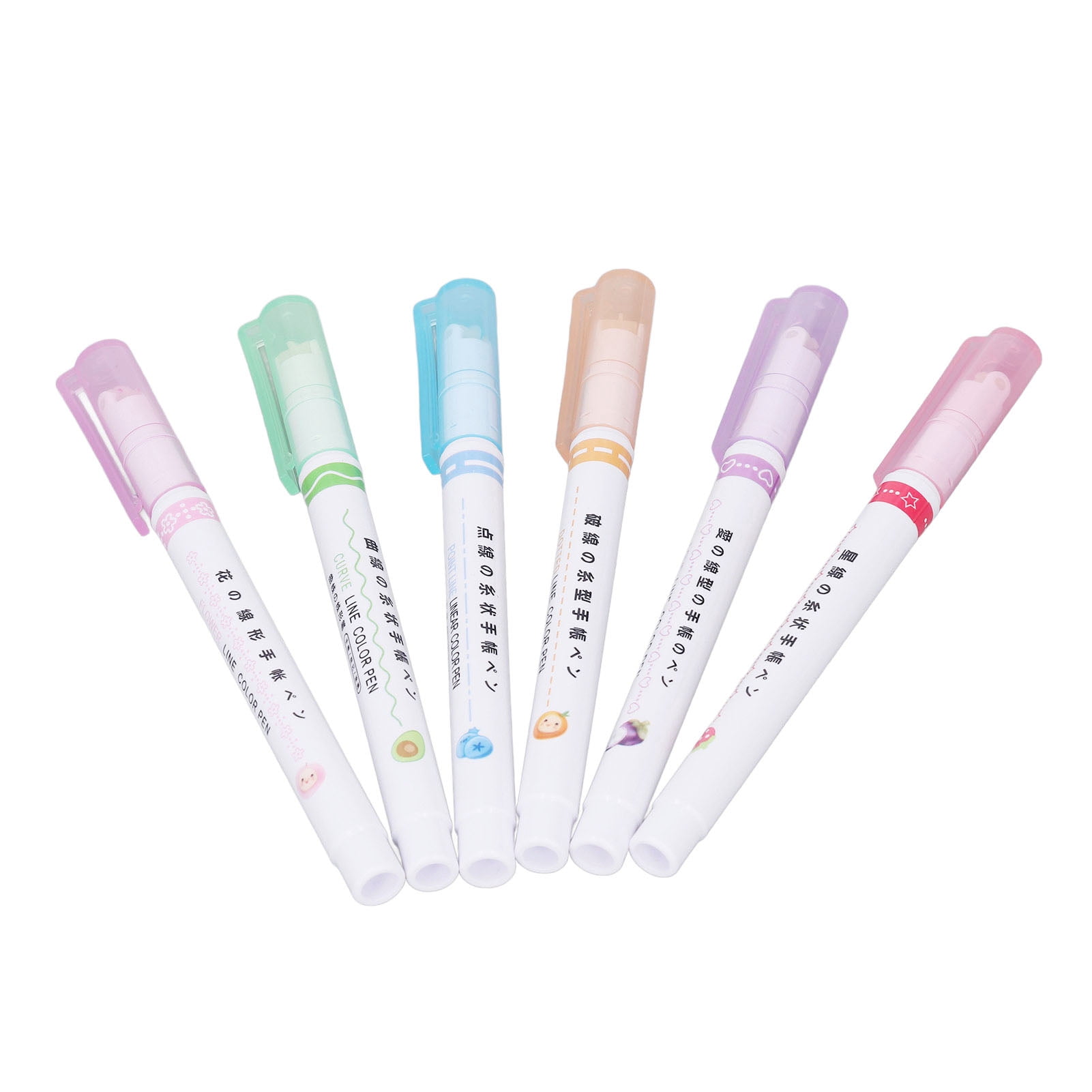 Outline Markers, Large Capacity Doodle Outline Markers 6 Colors  For DIY