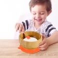 thumbnail image 2 of MesaSe Baby Bowl and Spoon Set Natural Bamboo Toddle Tableware, 2 of 9