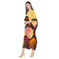thumbnail image 4 of Robe Maxi pour Femmes en Polyester, Caftans, Robe Ample, Grande Taille, Manches Kimono, Long Kaftan, Robes de Soirée, Kaftan Décontracté d'Été, 4 of 6