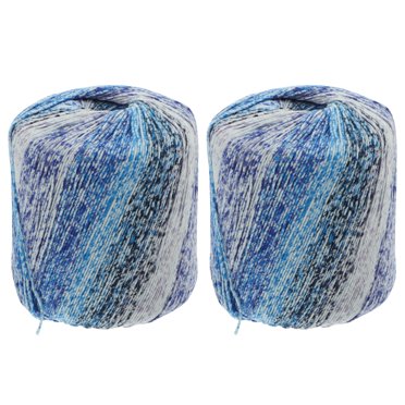 KAKOWELY Corde Tressée 2 Rouleaux Corde en Coton Corde de Tissage Plus Douce Corde pour Artisanat et Tricot Corde Tressée5236.21"X0.01"X0.01 Pouces