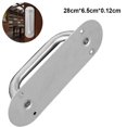 thumbnail image 2 of Stainless Steel Pull and Push Plate Door Access Door Pull Handle Door Hardware with Screws, 2 of 5
