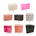 thumbnail image 2 of Decodeary Plastic Jiugongge Storage Drawer - Meticulous Workmanship And Fashionable Multi Grid Storage rose red Nine Palaces Grid 1Set, 2 of 6