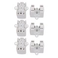 thumbnail image 1 of Unique Bargains 6 Pcs F34B AC 500V 2A 2GX13 Base Light Socket PL Fluorescent Tube Lamp Holder, 1 of 3