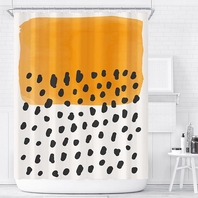 PANDACO Rideau de Douche en Tissu Specons (72 Pouces x 72 Pouces)
