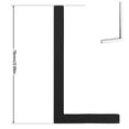 thumbnail image 1 of Plaque Numérotée Numérique de Porte en Acier Inoxydable de 3 Po pour Villa, Cour, Immeuble de Bureaux, Usage Extérieur, 1 of 2