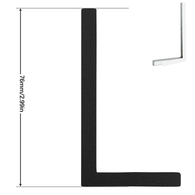 Plaque Numérotée Numérique de Porte en Acier Inoxydable de 3 Po pour Villa, Cour, Immeuble de Bureaux, Usage Extérieur