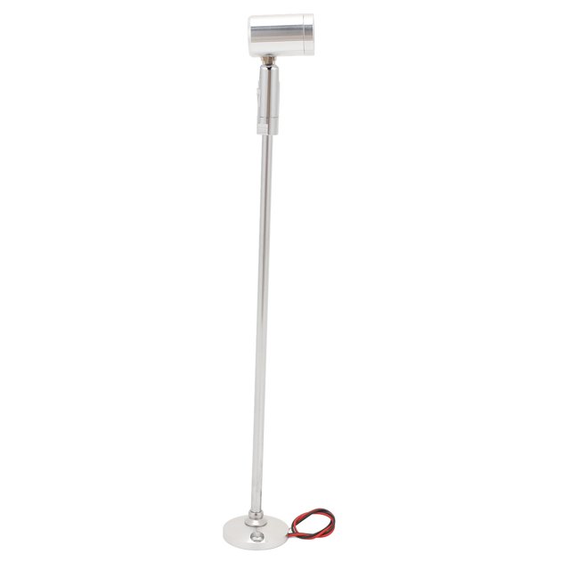 LED Spotlight Jewelry Showcase 1W Rotatable Small Standing Accent Light DC 12V Aluminum Alloy Indoor