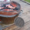 thumbnail image 1 of LEEYNEER Grille de Feu pour Foyer et Poêle à Bois Grille Ronde pour Gril pour Usage Intérieur et Patio 1 Ensemble, 1 of 7