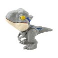 thumbnail image 2 of Biting Finger Dinosaur Toy Animal Hand Puppet for Easter Basket Stuffers Gray Velociraptor, 2 of 8