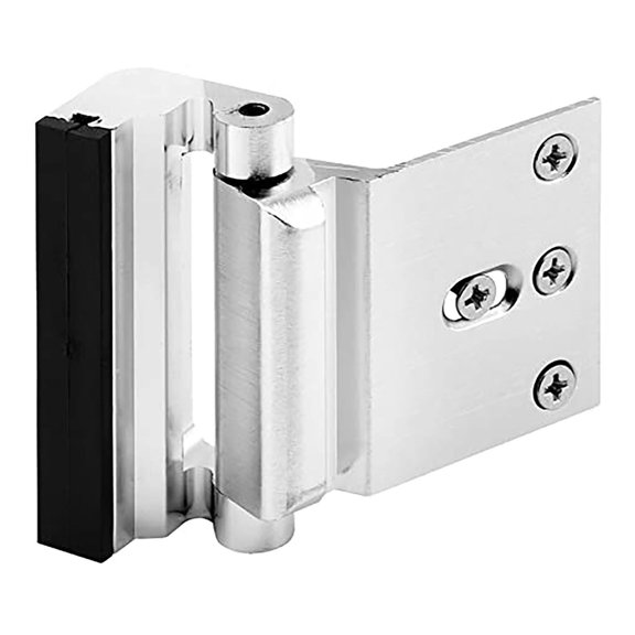 Home Security Lock 800LBS Force Easy Installation Aluminum Alloy Door Reinforcement Lock Rust Proof for Home