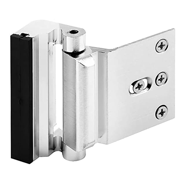 Home Security Lock 800LBS Force Easy Installation Aluminum Alloy Door Reinforcement Lock Rust Proof for Home
