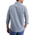 thumbnail image 2 of Club Room Chemise à Carreaux Concho pour Homme Bleu Encre Pâle Petit, 2 of 3