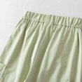 thumbnail image 4 of FAIWAD Women's High Waist Straight Wide Leg Drawstring Palazzo Pants with Pockets, 4 of 7
