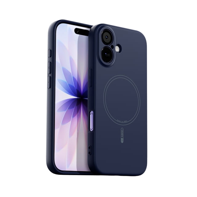 GadgetCom Magnetic Case Compatible with Apple iPhone 17, Liquid Silicone Cover Shell With Camera Protection