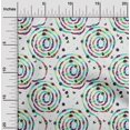 thumbnail image 2 of oneOone Coton Cambric Turquoise Vert Tissu Abstrait Robe Tissu Tissu Imprimé par la Cour 56 Pouces de Large, 2 of 4