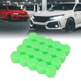 thumbnail image 2 of Unique Bargains 20pcs 17mm Universal Green Silicone Car Wheel Nut Lug Hub Screw Rim Bolt Covers Dust Protection Caps, 2 of 5