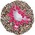 thumbnail image 2 of ORUYROP Allylew Réutilisables Chapeaux de Douche Imperméables pour les Femmes pour les Cheveux Longs, Leopard, 2 of 4