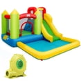 thumbnail image 1 of Gymax Maison Gonflable d'Extérieur pour Rebond, Glissade d'Eau, Escalade, Piscine, 1 of 7