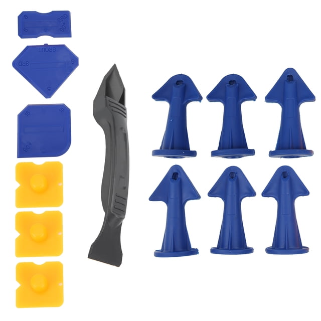 LHCER Applicateur de Buse en Silicone Kit de Finition de Calfeutrage Outils de Calfeutrage Réutilisables pour Sceller les Sols Tâches de Calfeutrage DIY