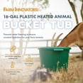 thumbnail image 2 of Farm Innovators Seau Chauffant, Bol d'Eau avec Élément Chauffant, 16 Gallons, 2 of 10
