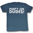 thumbnail image 1 of Bill And Ted par Tay Bleu Marine Chiné T-Shirt pour Adulte 4TG, 1 of 2