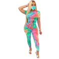 thumbnail image 1 of Women Casual Clothes Set  Assorted Color Tie-dyed Print Top and Long Pants, 1 of 4