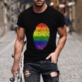 thumbnail image 1 of Qertyioot T-shirt à Manches Courtes Imprimé pour Hommes, Col Rond, Mode Décontractée, Économies d'Été, 1 of 5