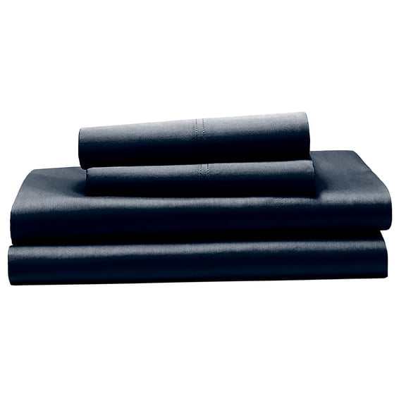 Ensemble de draps 100 % coton à contexture de 400 fils Hometrends, satin de coton